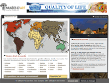 Tablet Screenshot of musees-art.com